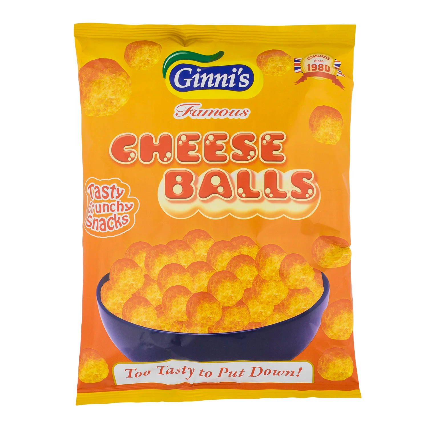 Ginni's Golden Cheese Balls (Family Bag)