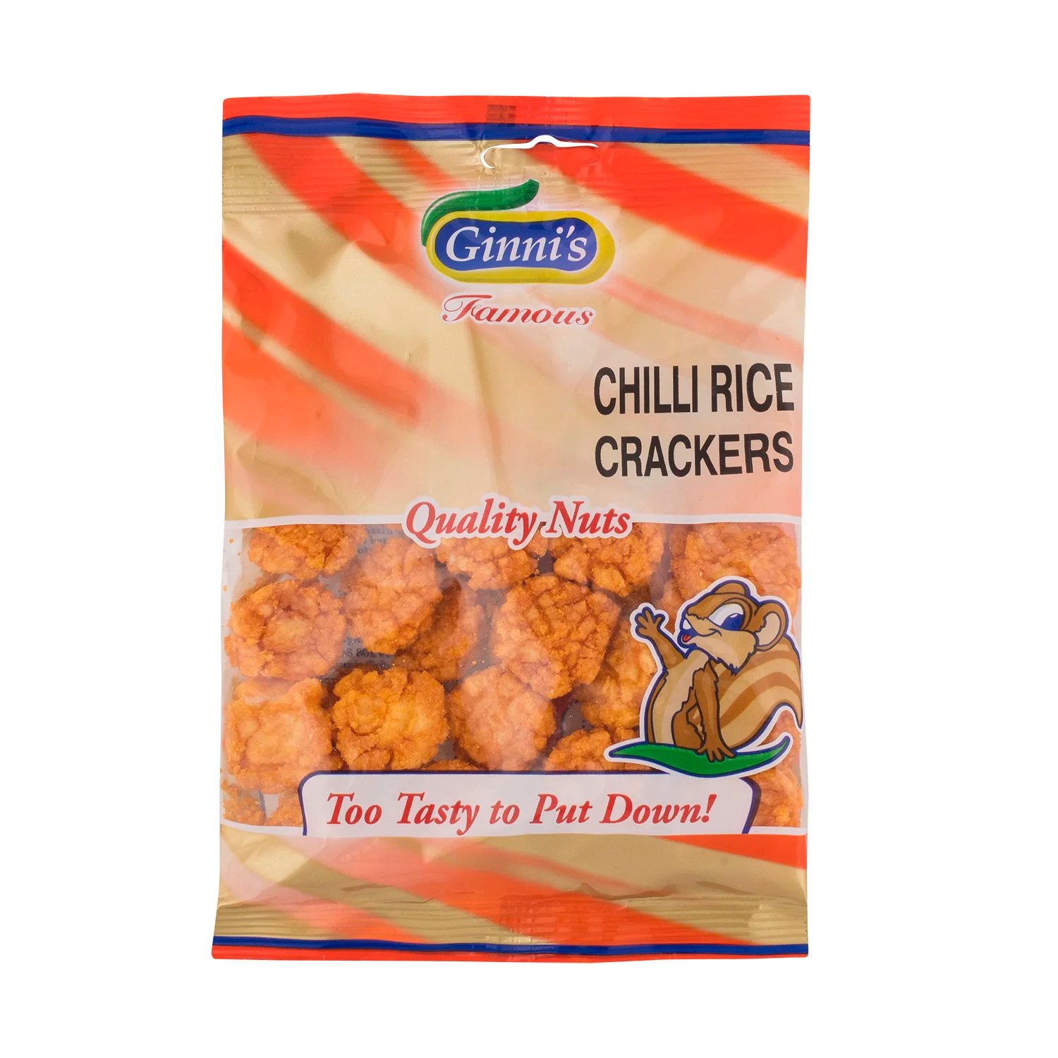 Ginni's Chilli Rice Crackers (Bulk Box)