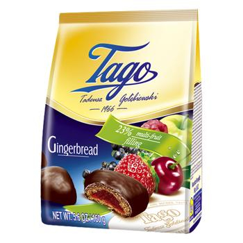 Tago Gingerbread with Fruit Filling